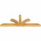 Ekena Millwork Richland Rough Sawn Timber Gable Bracket, Western Red Cedar, 72"W x 27"H x 4"D x 4"F, 9/12 Pitch GBW072X27X0404RIC00RWR - alternate 2
